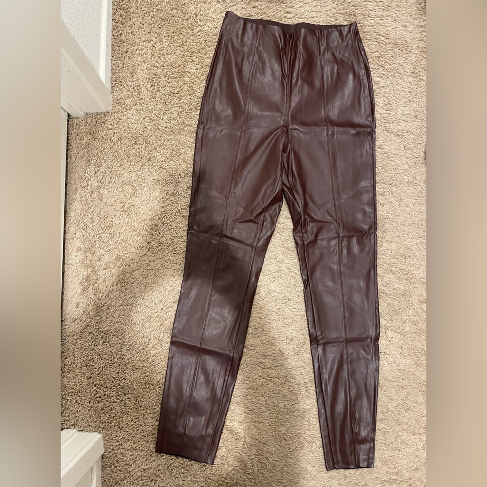 H&M leather leggings